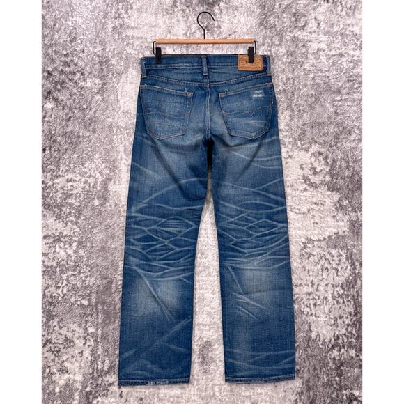 Polo Ralph Lauren Jeans 30 x 30 Mens Classic Fit Repaired Whisker Denim - Picture 2 of 10